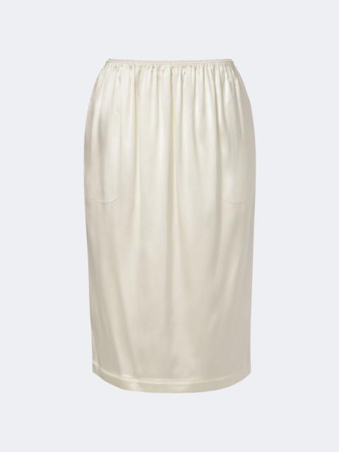PHOEBE PHILO Silk-blend satin slip skirt