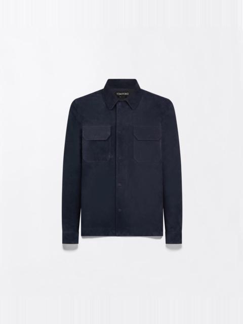 TOM FORD FINE SUEDE OUTERSHIRT
