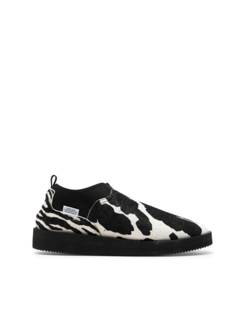 Suicoke animal-print slip-on shoes