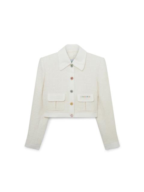 CASABLANCA Tweed Fitted Jacket