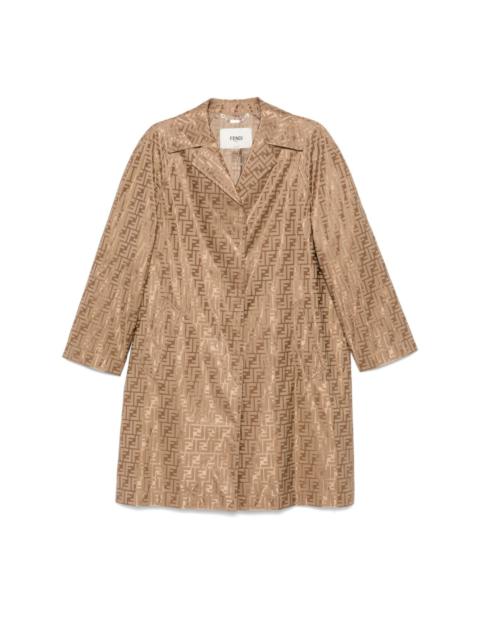 FENDI FF-printed coat