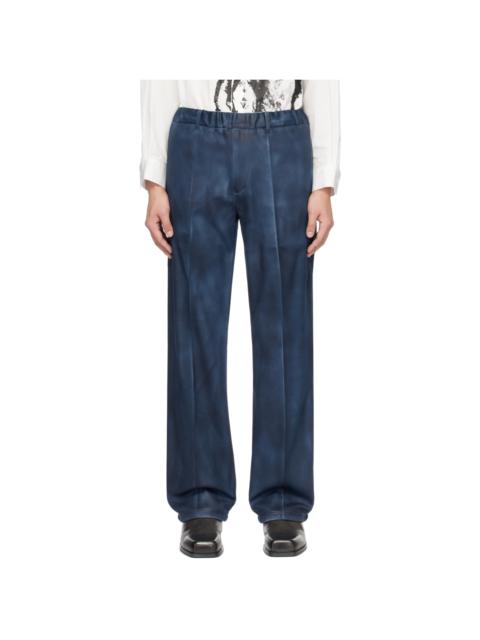 TAAKK Blue Coated Trousers