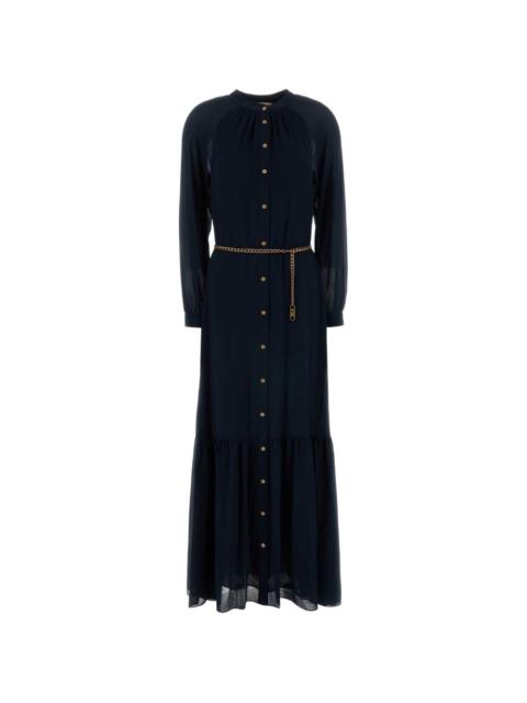 MICHAEL KORS Georgette belted maxi dress