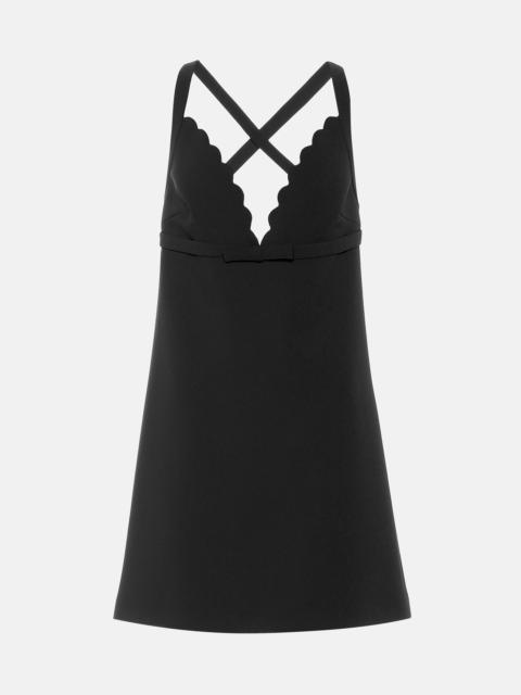 Miu Miu Faille cady minidress