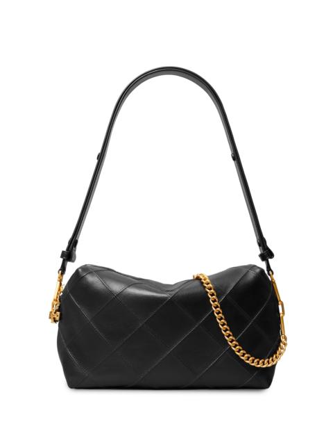 TORY BURCH Women's Fleming Large Leather Shoulder Bag - Black