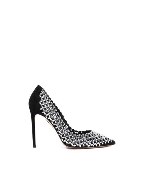 AQUAZZURA embellished pointed-toe pumps