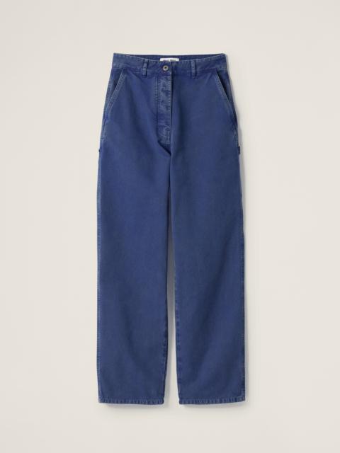 Miu Miu Garment-dyed gabardine pants