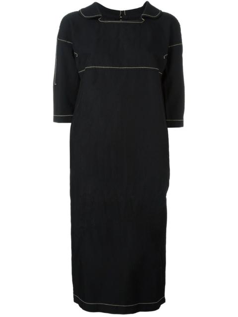 Comme Des Garçons relaxed boxy collar dress