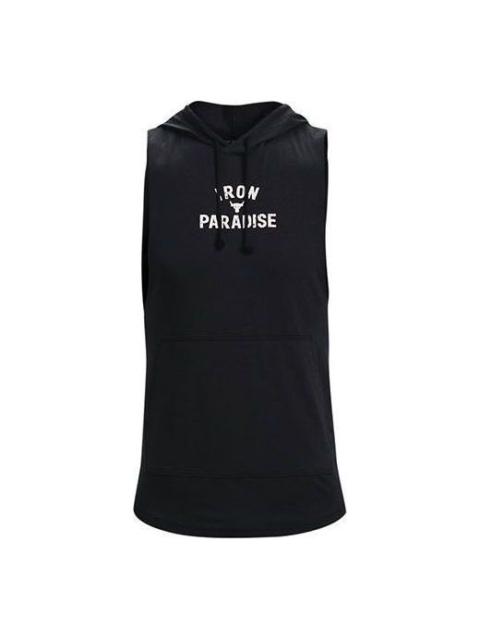 Under Armour Under Armour Project Rock Gym Hoodie Sleeveless 'Black' 1365215-001