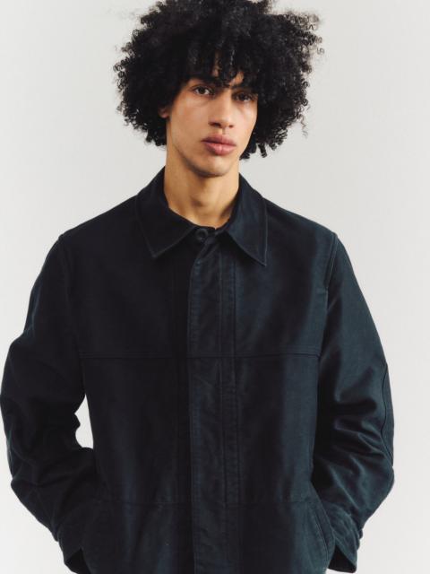 CASEY/CASEY MORU JACKET - FAILLE - BLACK