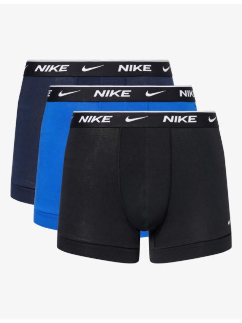 Nike Essential Pack of Three Cotton-Stretch Trunks