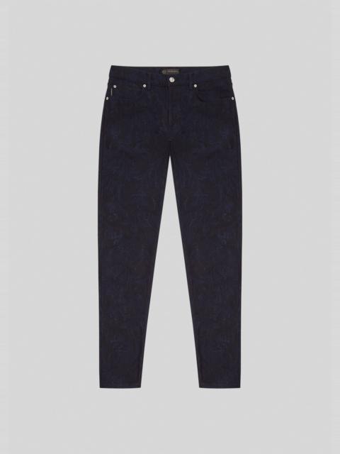 VERSACE Barocco Pattern Jacquard Jeans