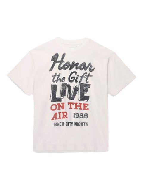 HONOR THE GIFT Live On Air printed T-shirt