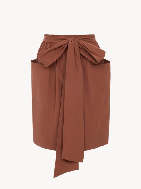 Chloé PENCIL SKIRT IN COTTON POPLIN
