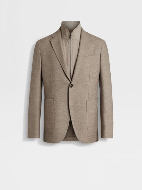 LIGHT TAUPE TROFEO™ CASHMERE JACKET