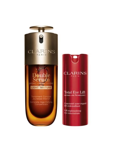 CLARINS Double Serum Light + Total Eye Lift Duo | Best-Selling Anti-Aging Routine | NEW Total Eyelift, For