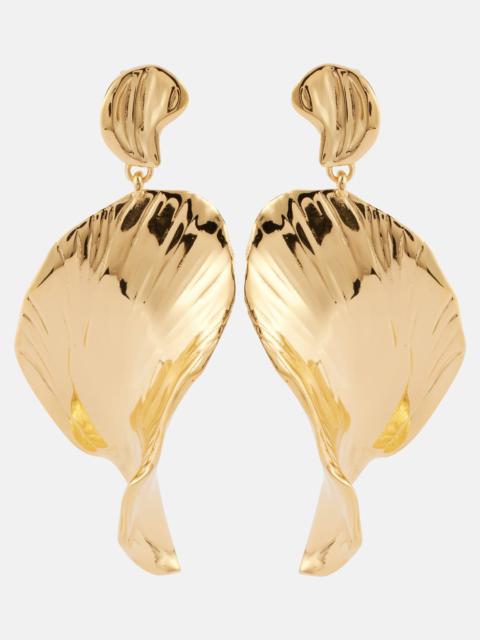 Oscar de la Renta Petal drop earrrings