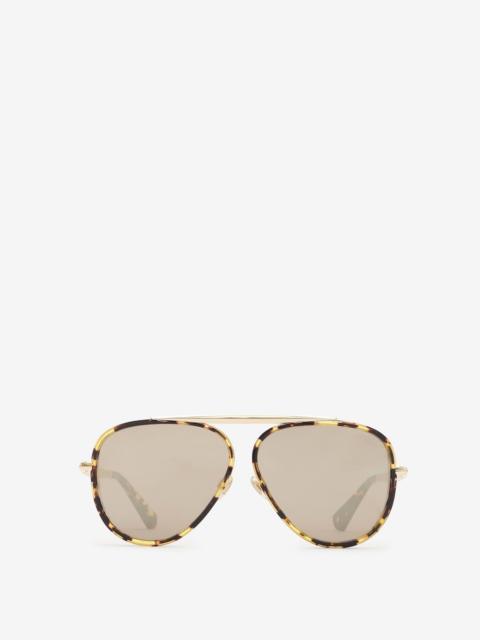 Burberry Oversized Aviator Sunglasses