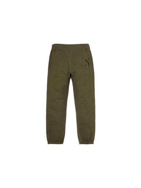 Supreme Supreme Tonal S Logo Sweatpant Dark Olive