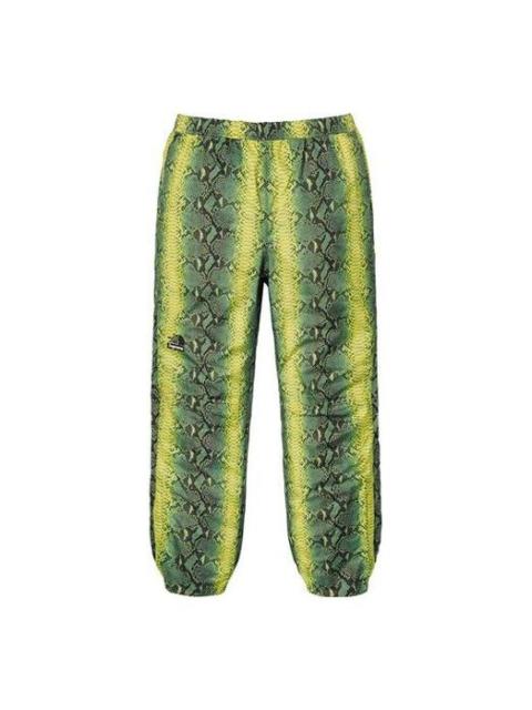Supreme Supreme SS18 The North Face Snakeskin Taped Seam Pant Green SUP-SS18-387
