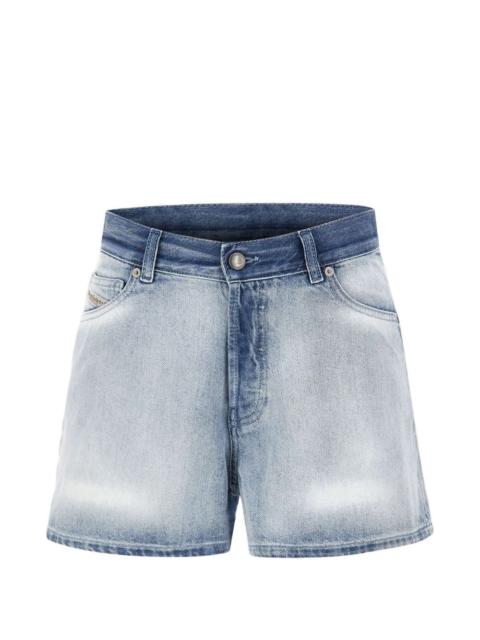 Diesel De-Helios faded high-rise shorts