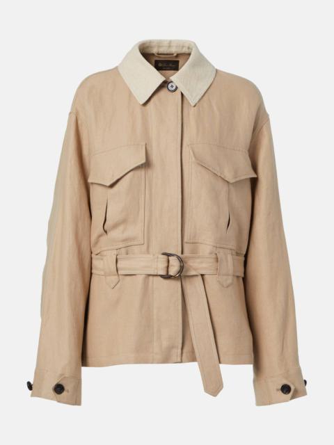 Loro Piana Dillon linen crêpe jacket
