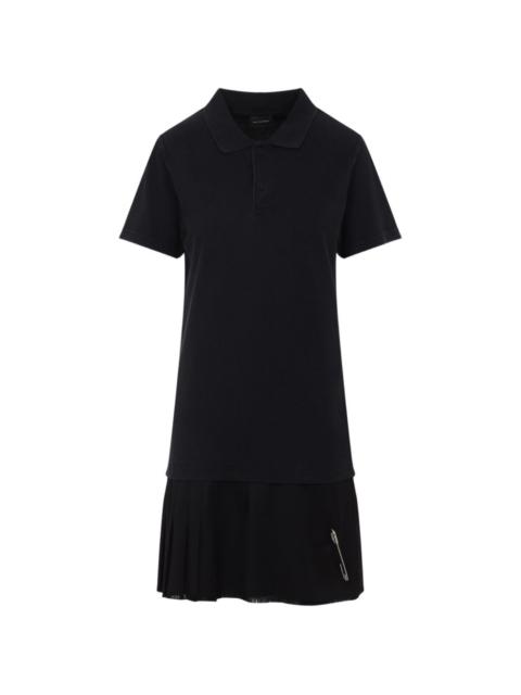 BALENCIAGA pleated-hem dress