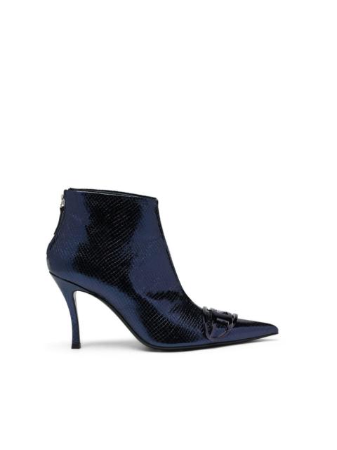 Diesel D-Venus 80mm leather ankle boots