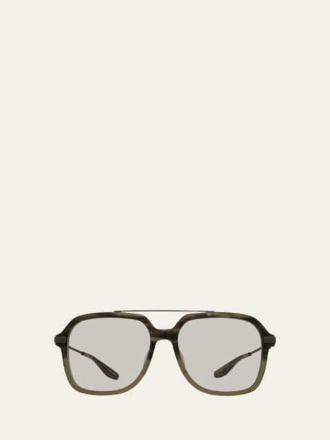 BARTON PERREIRA D. Ellis Plastic & Titanium Aviator Sunglasses