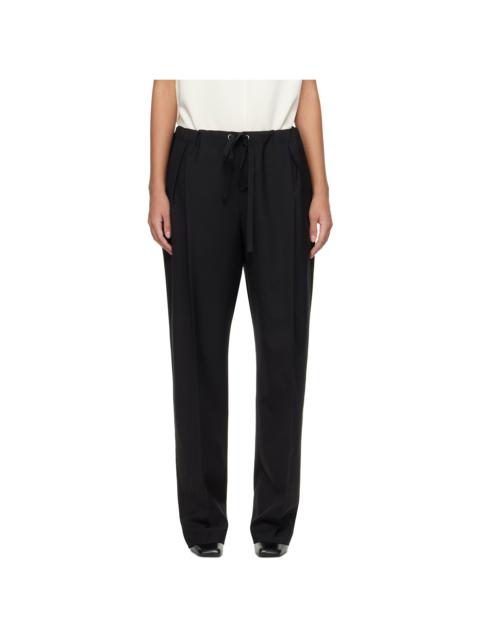 KHAITE Black Trenton Trousers