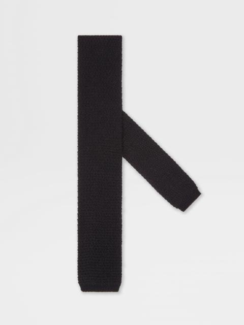 ZEGNA BLACK OASI CASHMERE TIE