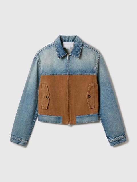 Stella McCartney Corduroy Panel Denim Jacket