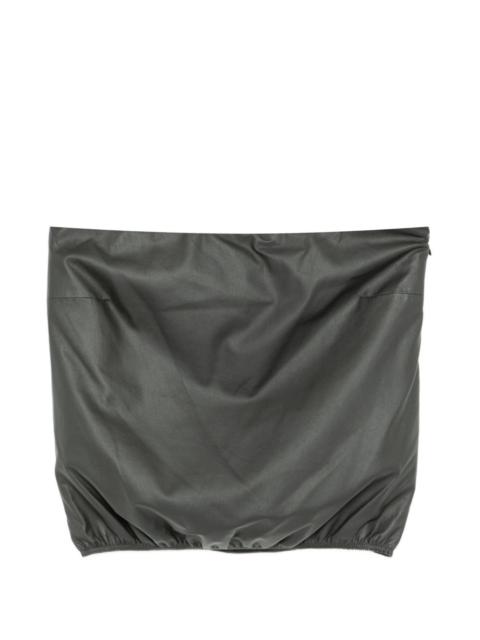 Alexander Wang leather strapless top