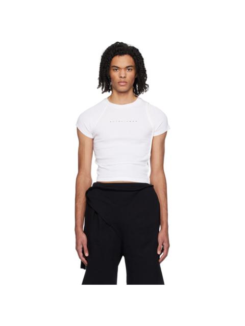 White Deconstructed T-Shirt