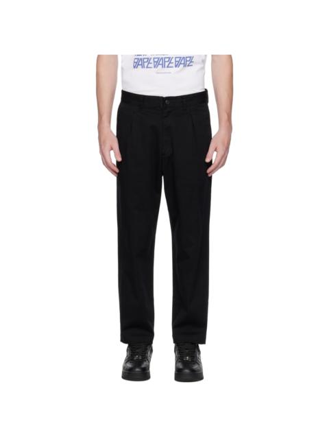 Black One Point Trousers