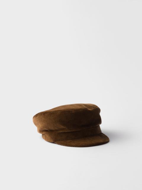 Prada Corduroy newsboy cap