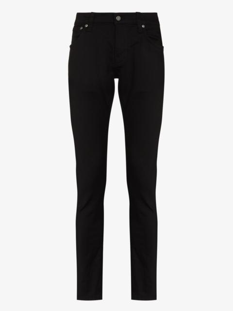 Black Tight Terry skinny jeans