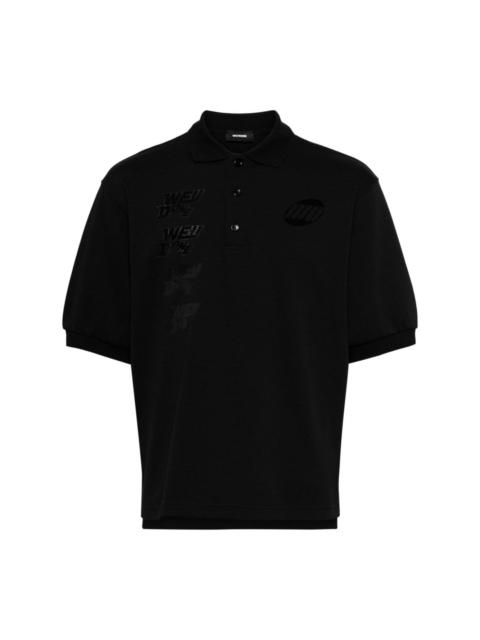 logo-appliquÃ© polo shirt