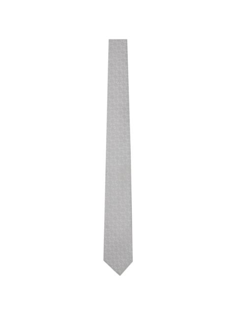 Givenchy Gray Monogram 1972 Tie