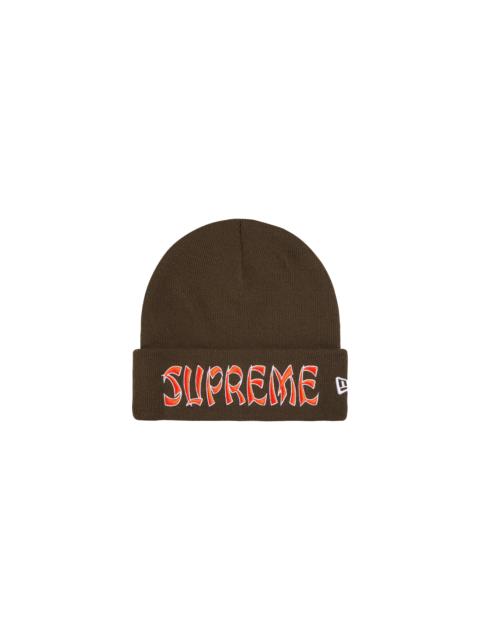 Supreme New Era Action Beanie "FW26 - Brown" SU28367