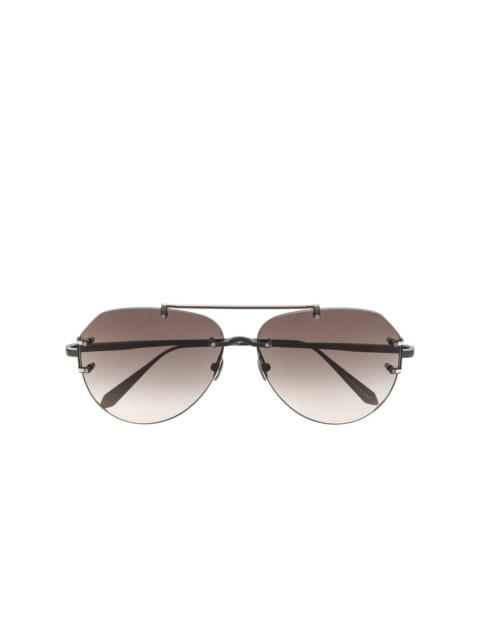 pilot-frame sunglasses