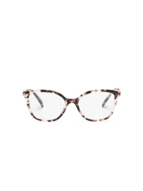 Prada tortoiseshell cat-eye glasses