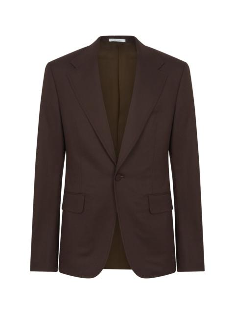 GABRIELA HEARST Leiva Blazer in Chocolate Superfine Wool