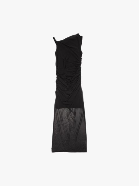 Helmut Lang TWISTED ASYMMETRIC MAXI DRESS