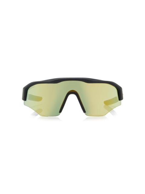 Mask-Frame Sunglasses yellow