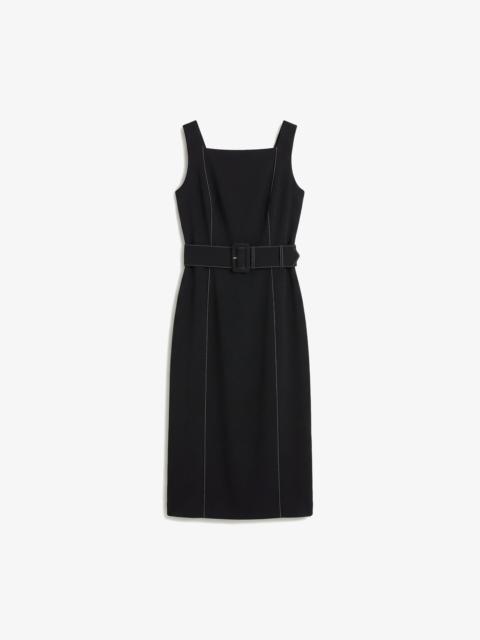 M.M.LaFleur Carmela Longline Dress - Everyday Crepe with Topstitch