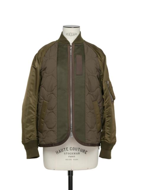 sacai Nylon Twill x Rip Stop Jacket