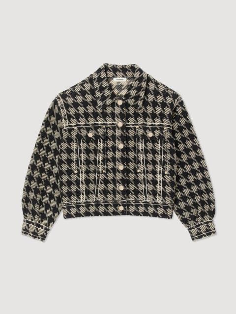 Sandro Tweed coatigan