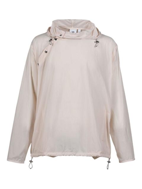 adidas hooded pouch lightweight jacket