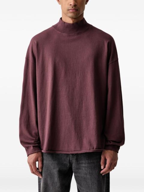 American Vintage high-neck raw-edge T-shirt